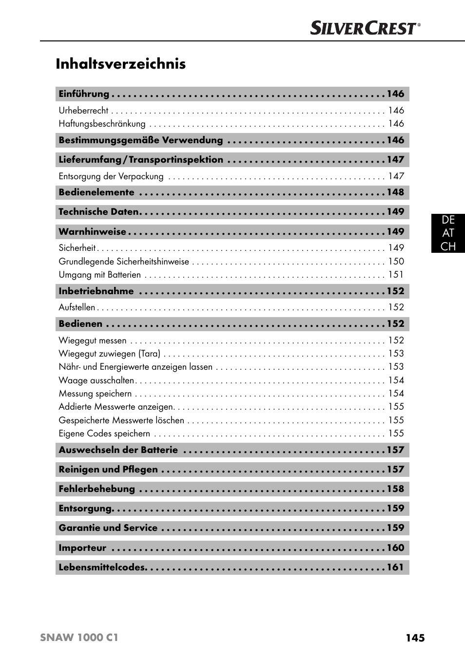Silvercrest SNAW 1000 C1 User Manual | Page 148 / 183