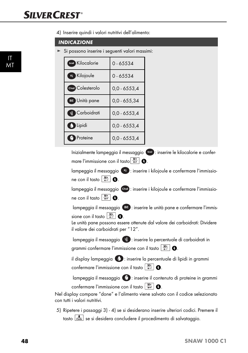 It mt | Silvercrest SNAW 1000 C1 User Manual | Page 51 / 183