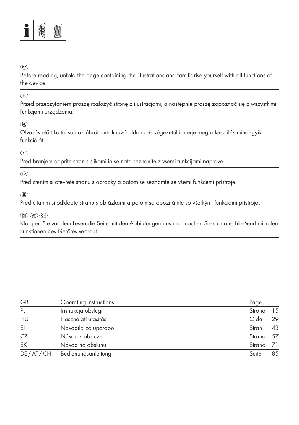 Silvercrest SHBS 600 A1 User Manual | Page 2 / 102