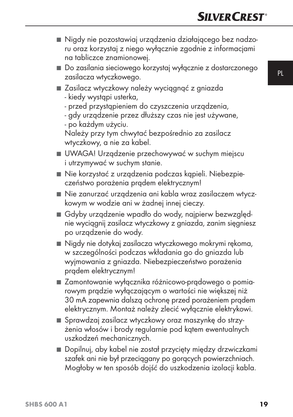 Silvercrest SHBS 600 A1 User Manual | Page 22 / 102