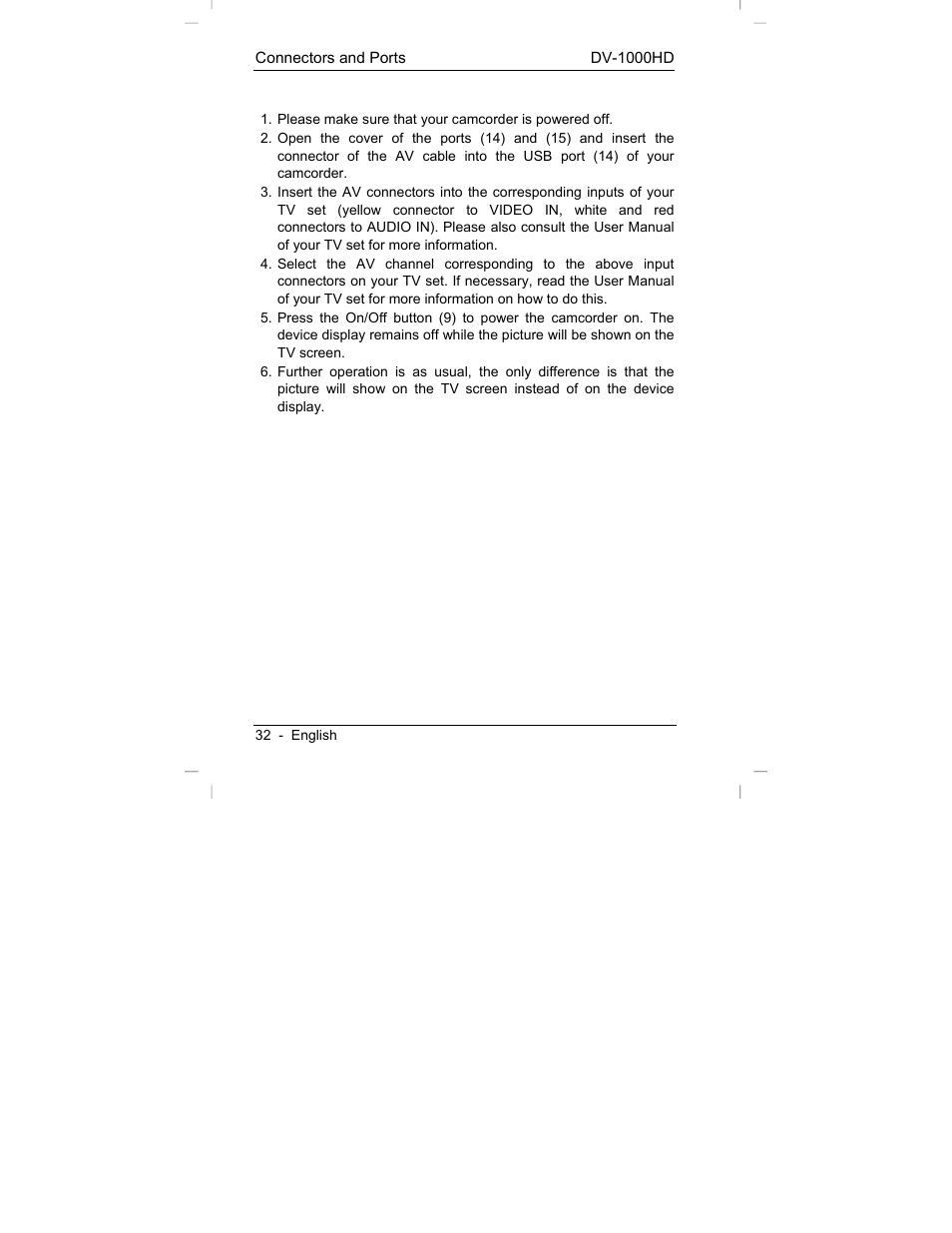 Silvercrest DV-1000HD User Manual | Page 34 / 44