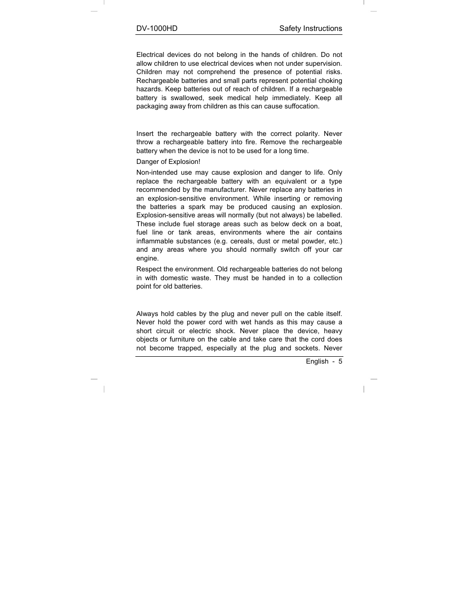 Silvercrest DV-1000HD User Manual | Page 7 / 44