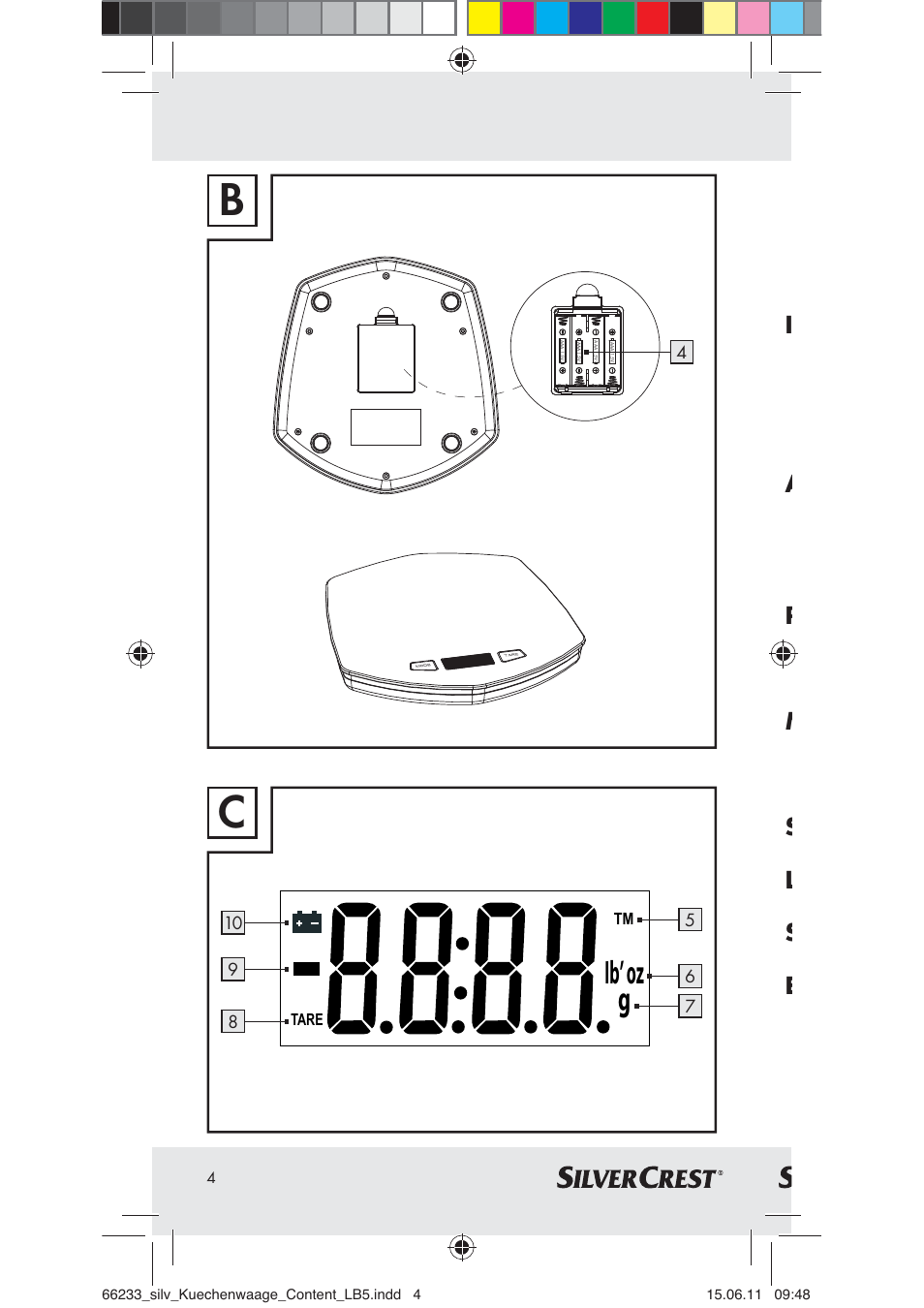 Ib’ oz | Silvercrest Z30441A User Manual | Page 2 / 58