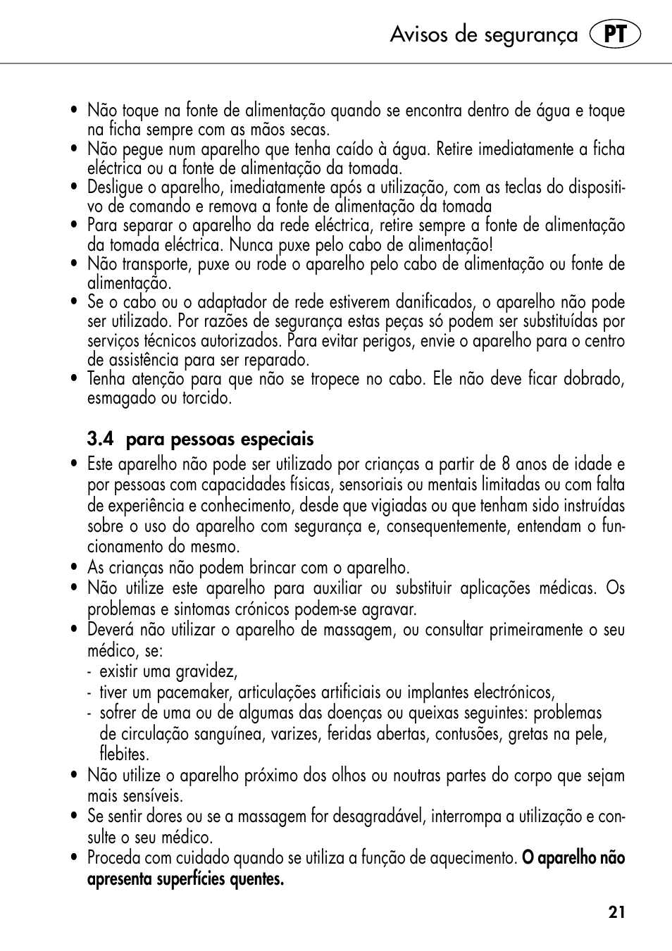 Avisos de segurança | Silvercrest SHIATSU NECK MASSAGE CUSHION User Manual | Page 27 / 52