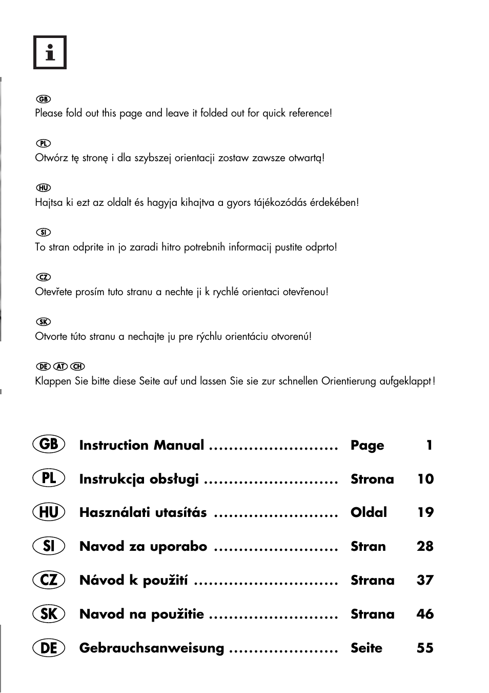 Pl hu, Cz sk de si | Silvercrest SHIATSU NECK MASSAGE CUSHION User Manual | Page 2 / 70