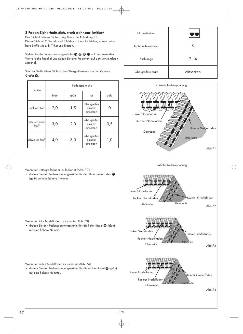 Einsetzen | Silvercrest SON 90 A1 User Manual | Page 172 / 182