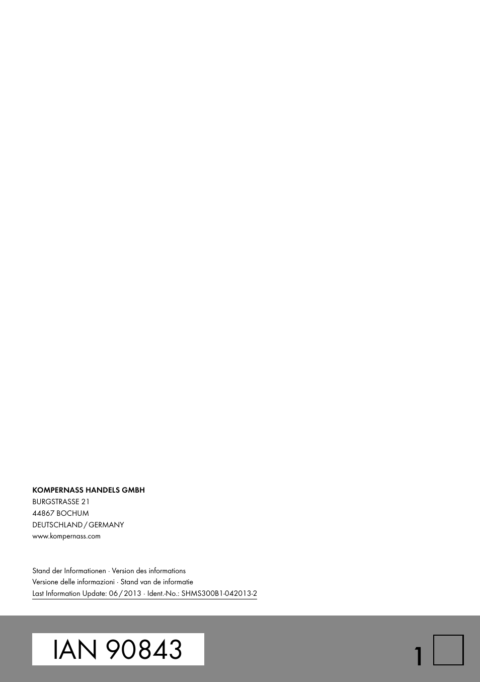 Silvercrest SHMS 300 B1 User Manual | Page 53 / 53