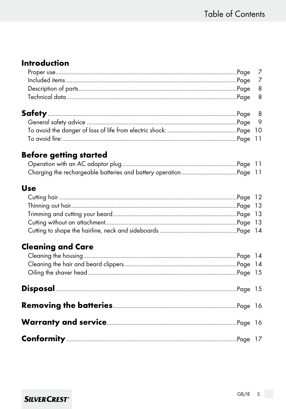 Silvercrest SHBS 600 A1 User Manual | Page 5 / 21