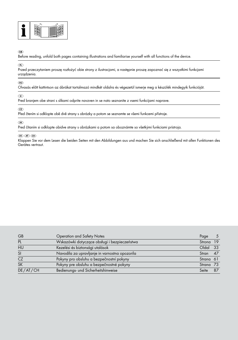Maszynka do strzyżenia włosów i brody | Silvercrest SHBS 600 A1 User Manual | Page 2 / 101
