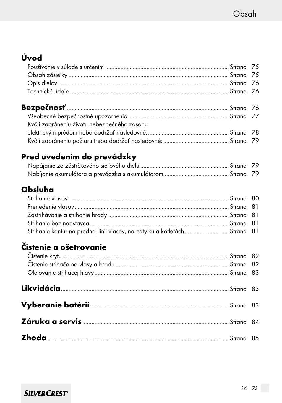 Silvercrest SHBS 600 A1 User Manual | Page 73 / 101