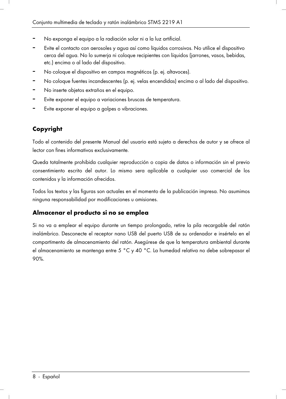 Silvercrest STMS 2219 A1 User Manual | Page 10 / 88