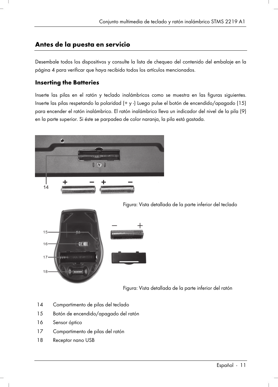 Silvercrest STMS 2219 A1 User Manual | Page 13 / 88