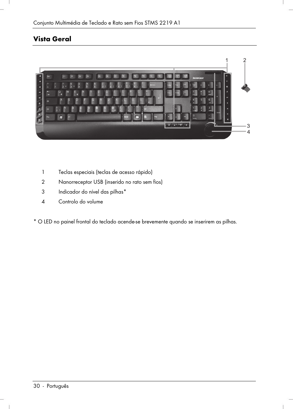 Vista geral | Silvercrest STMS 2219 A1 User Manual | Page 32 / 88