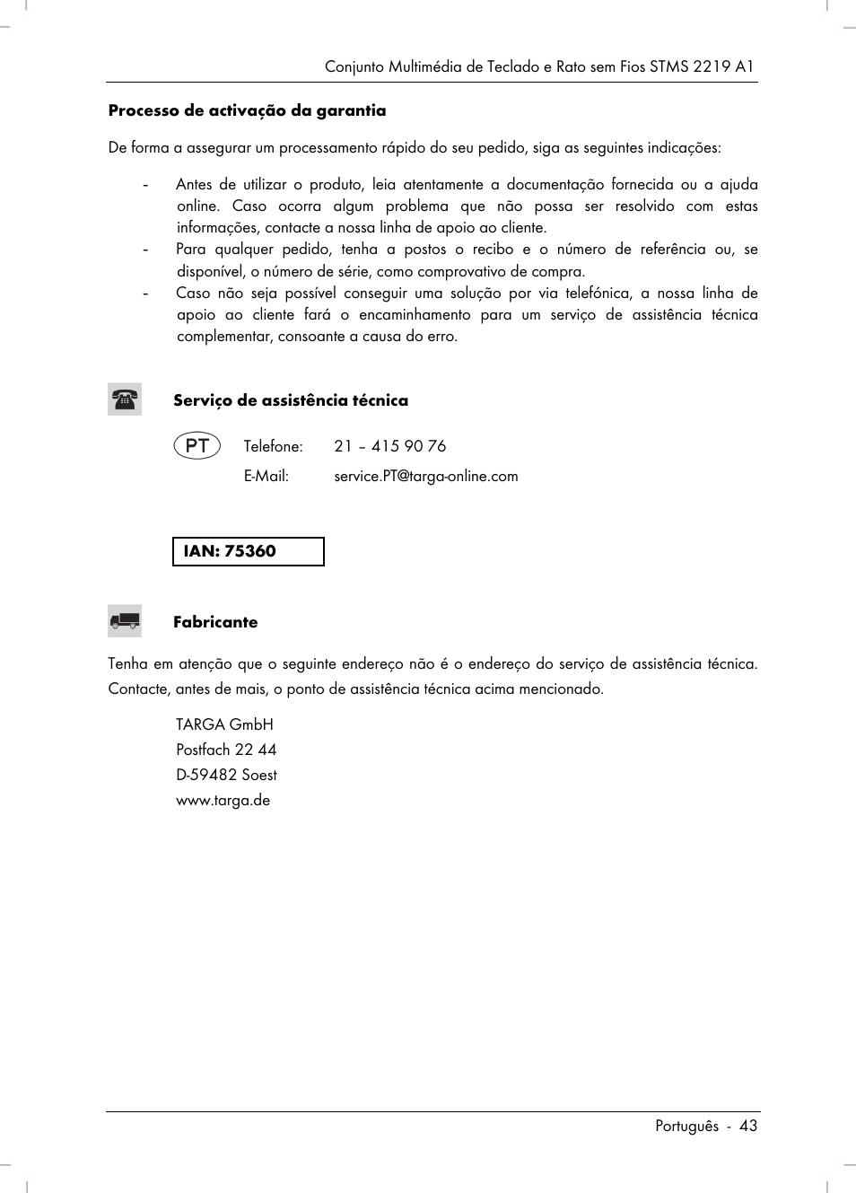 Silvercrest STMS 2219 A1 User Manual | Page 45 / 88