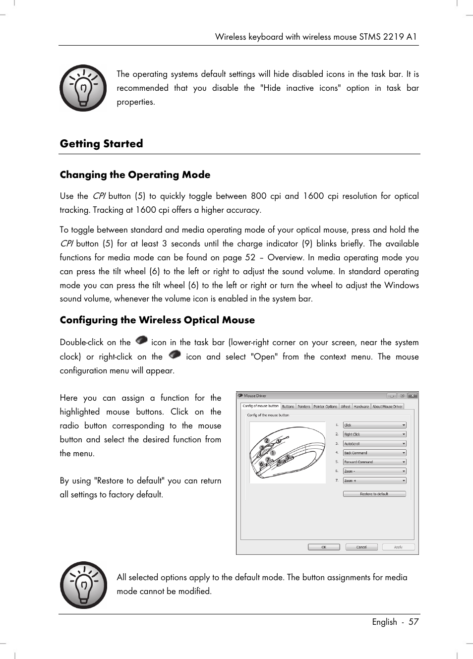 Getting started | Silvercrest STMS 2219 A1 User Manual | Page 59 / 88