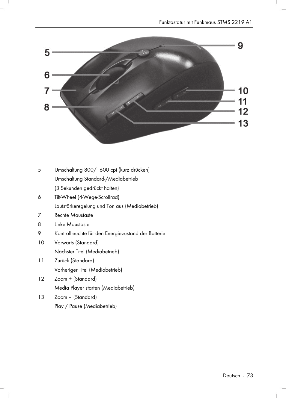 Silvercrest STMS 2219 A1 User Manual | Page 75 / 88