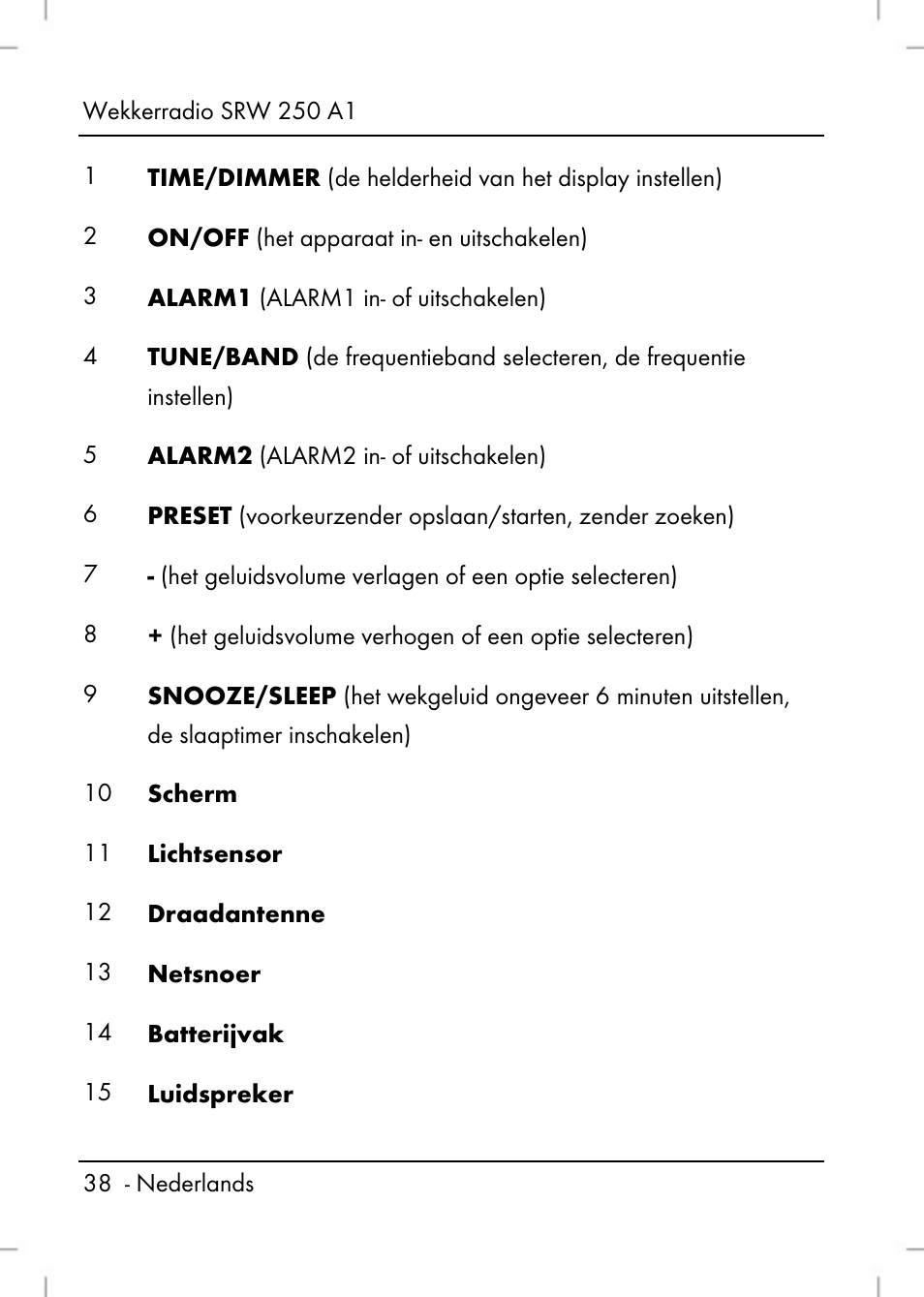 Silvercrest SRW 250 A1 User Manual | Page 40 / 108