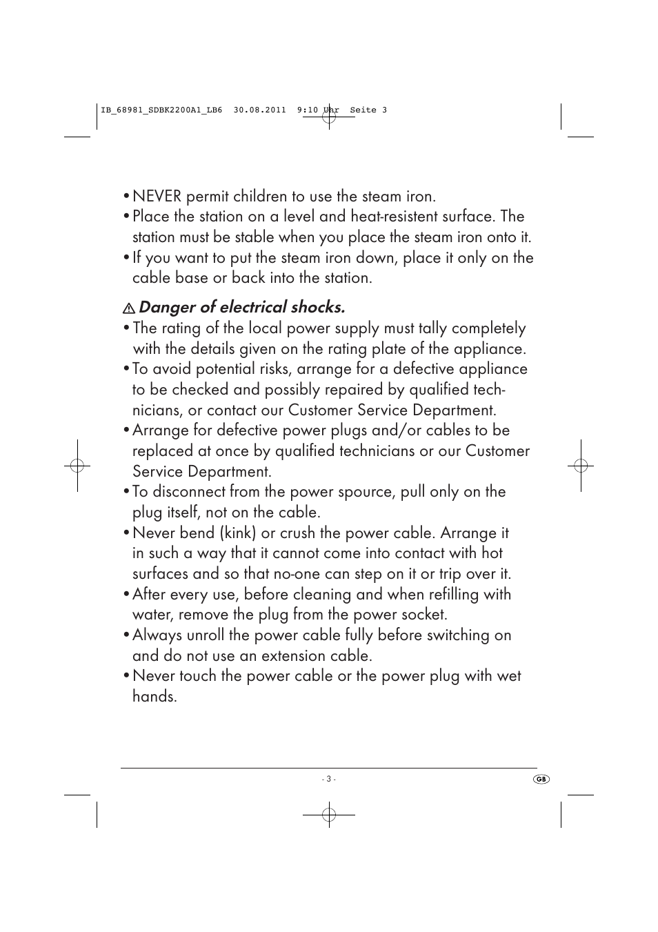 Silvercrest SDBK 2200 A1 User Manual | Page 5 / 22