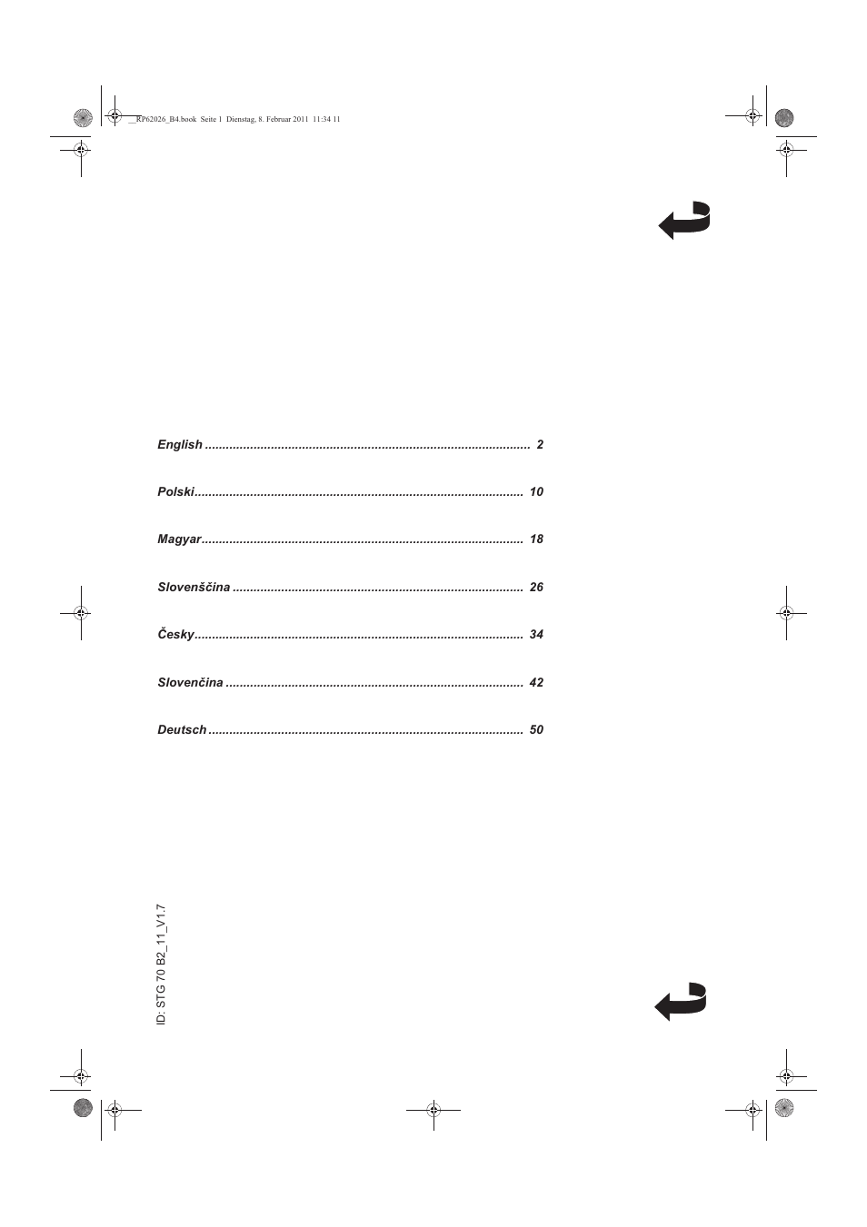 Silvercrest STG 70 B2 User Manual | Page 2 / 62