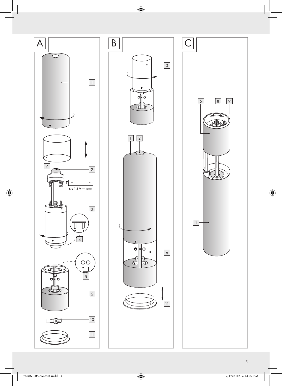 78286 cb5 content | Silvercrest Z30987 User Manual | Page 3 / 20