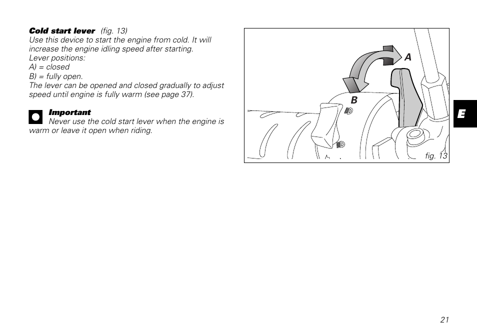 Ducati MONSTER 620 User Manual | Page 21 / 84