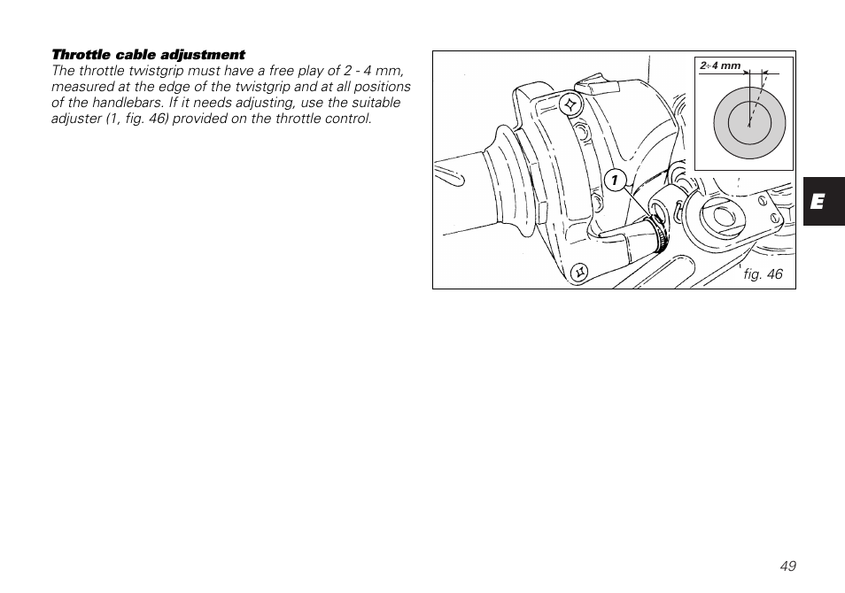 Ducati MONSTER 620 User Manual | Page 49 / 84