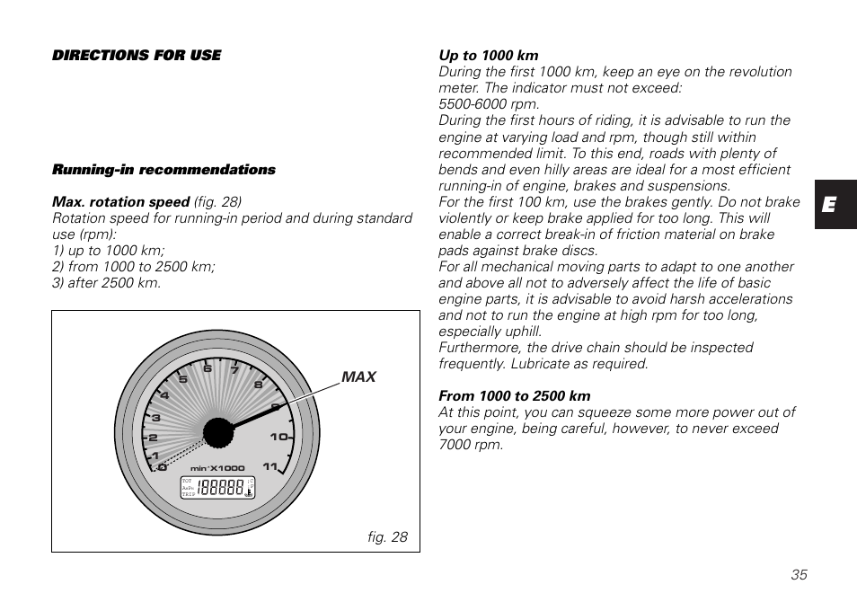 Max fig. 28 | Ducati SUPERSPORT 800 User Manual | Page 35 / 86
