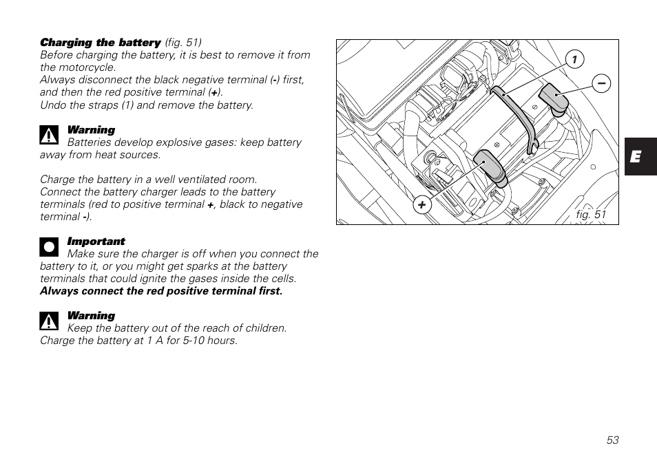 Ducati SUPERSPORT 800 User Manual | Page 53 / 86