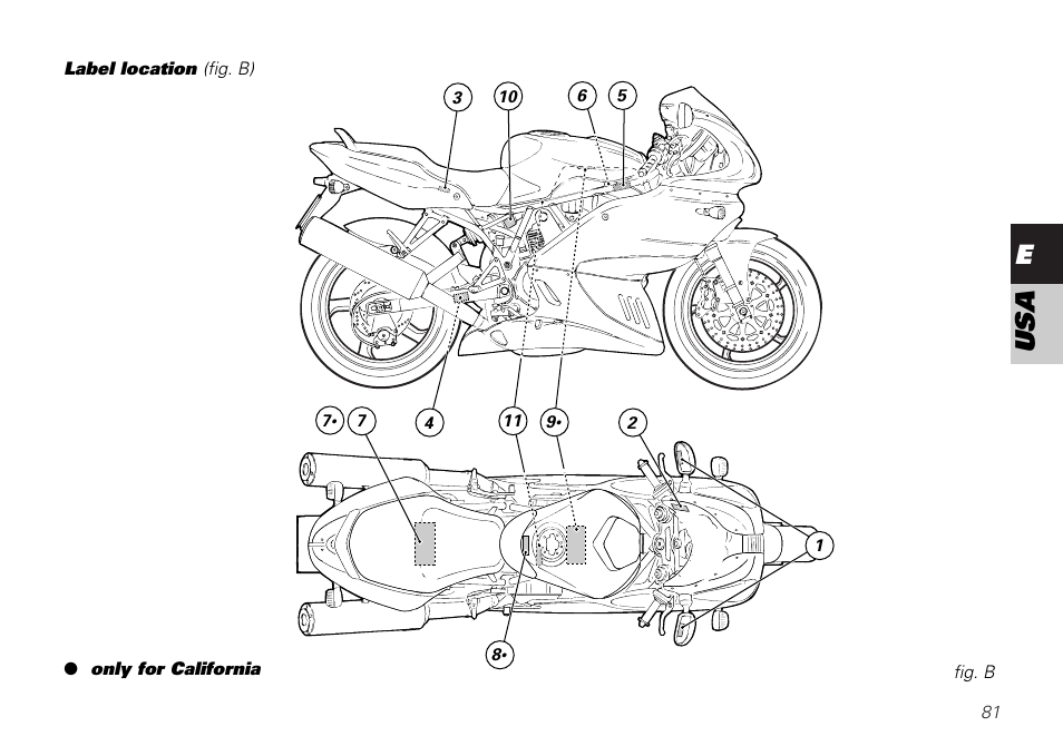 Eusa | Ducati SUPERSPORT 800 User Manual | Page 81 / 86
