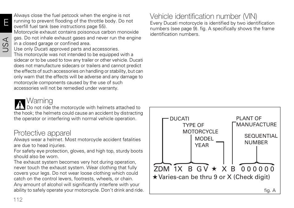 Ducati 848 User Manual | Page 113 / 122