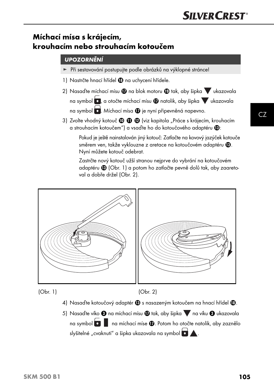 Silvercrest SKM 500 B1 User Manual | Page 108 / 193