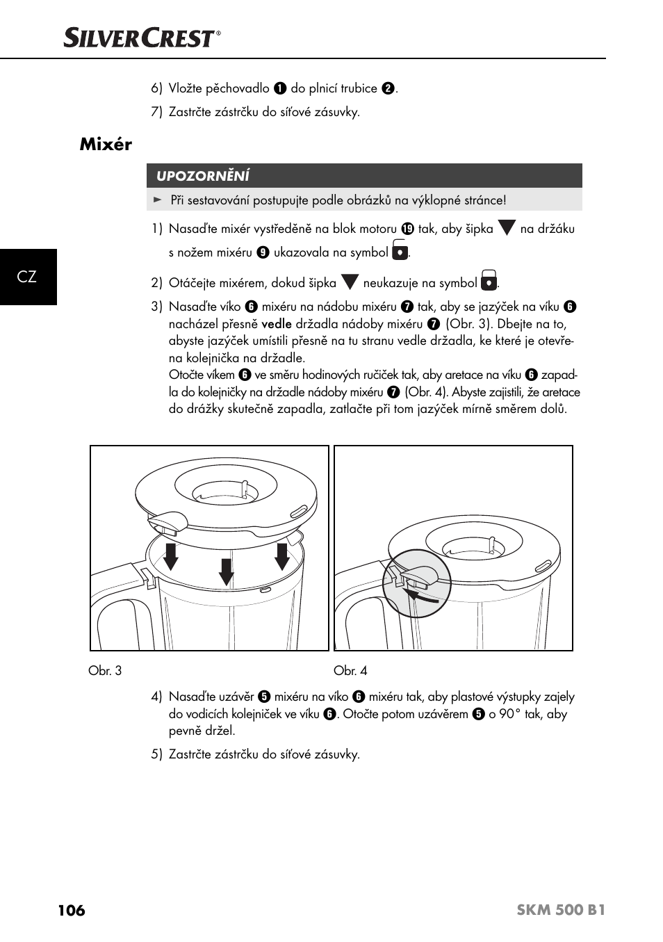 Mixér | Silvercrest SKM 500 B1 User Manual | Page 109 / 193