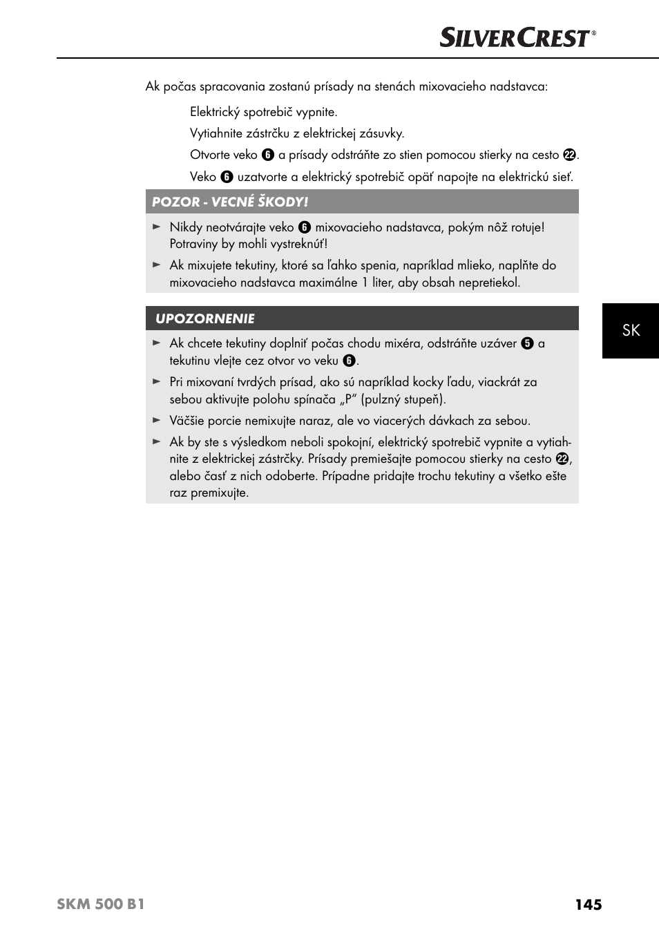 Silvercrest SKM 500 B1 User Manual | Page 148 / 193