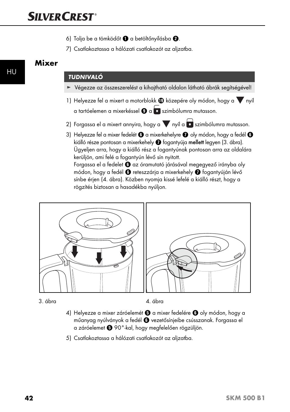 Mixer | Silvercrest SKM 500 B1 User Manual | Page 45 / 193