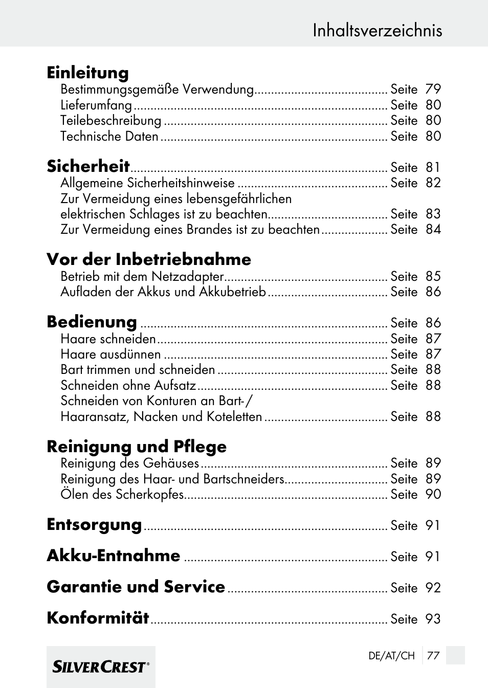 Silvercrest 7133016 User Manual | Page 77 / 95