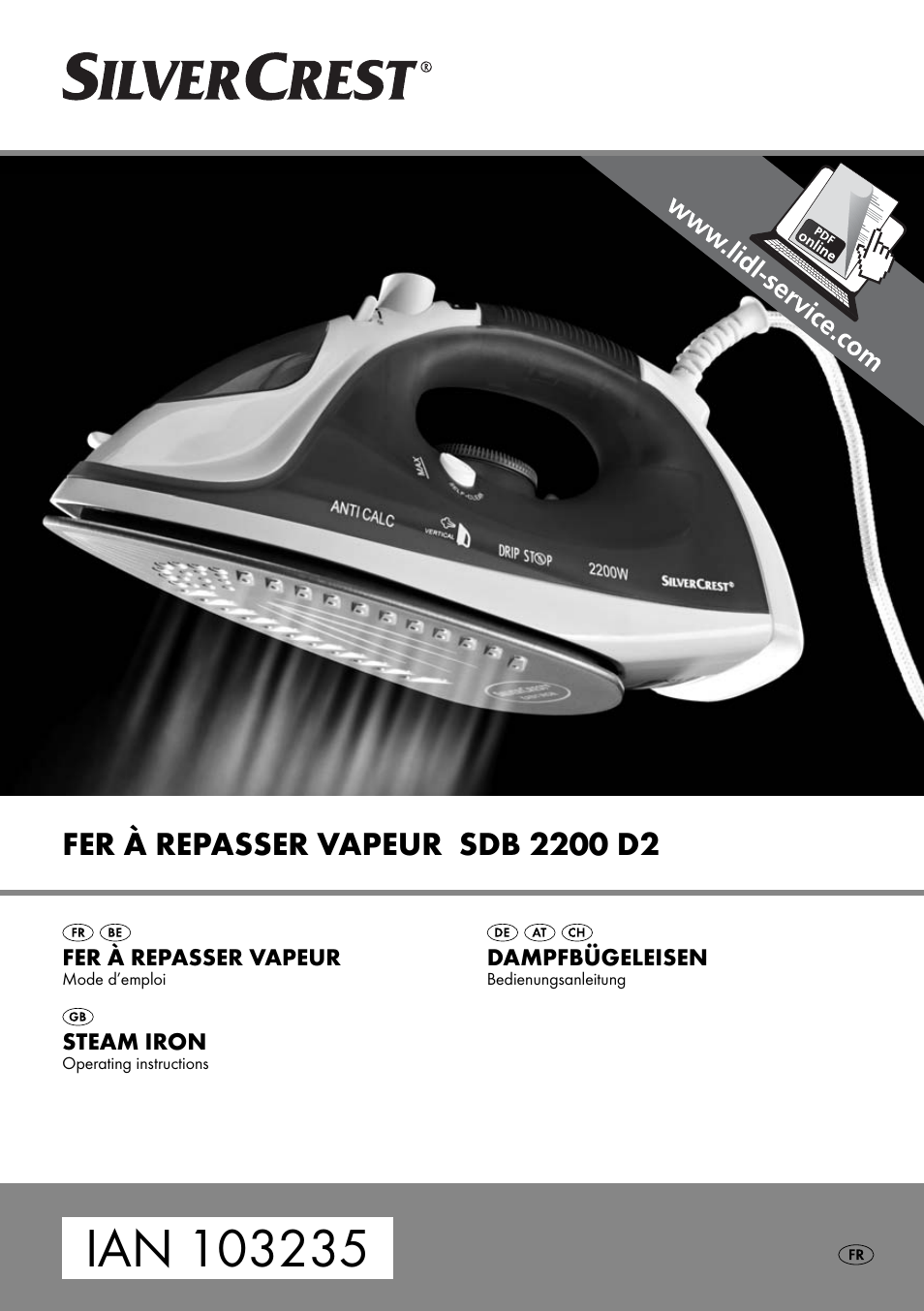 Silvercrest SDB 2200 D2 User Manual | 33 pages