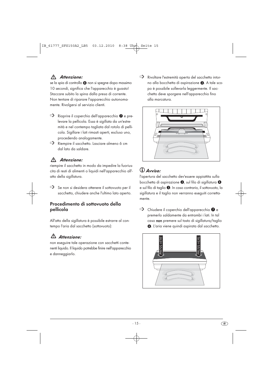 Silvercrest SFS 150 A2 User Manual | Page 17 / 58