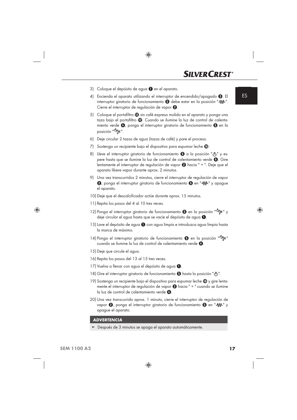 Silvercrest SEM 1100 A2 User Manual | Page 19 / 102