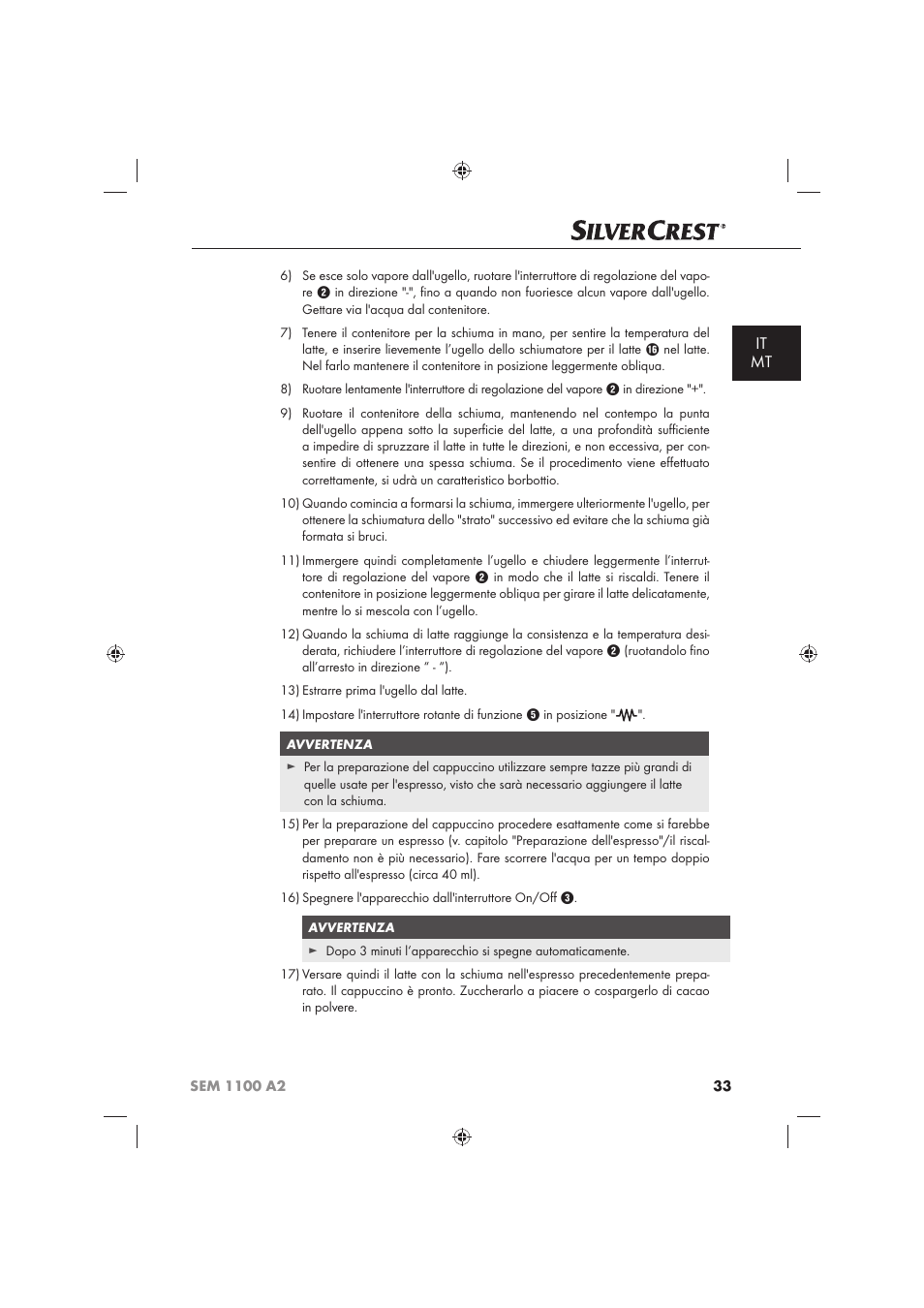 It mt | Silvercrest SEM 1100 A2 User Manual | Page 35 / 102