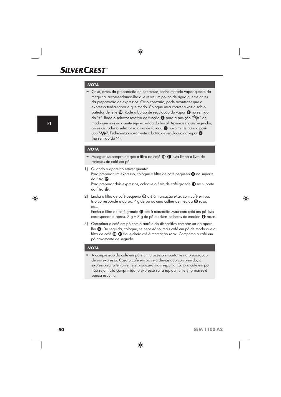 Silvercrest SEM 1100 A2 User Manual | Page 52 / 102