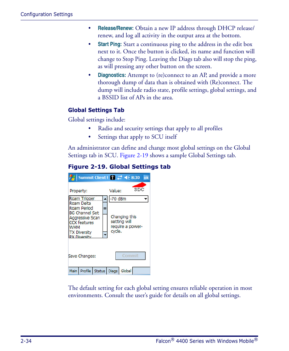 Datalogic Scanning FALCON 4400 SERIES User Manual | Page 48 / 212