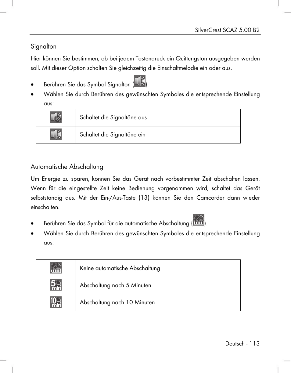 Silvercrest SCAZ 5.00 B2 User Manual | Page 115 / 222