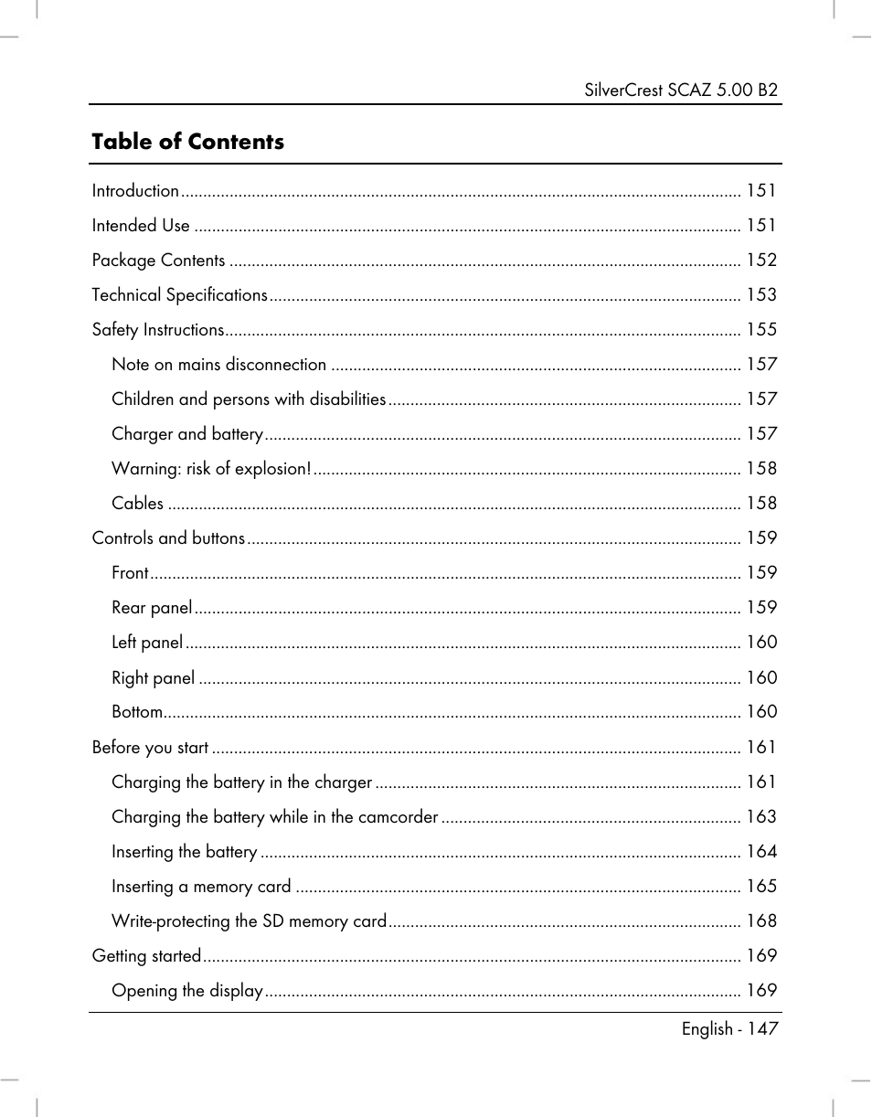Silvercrest SCAZ 5.00 B2 User Manual | Page 149 / 222