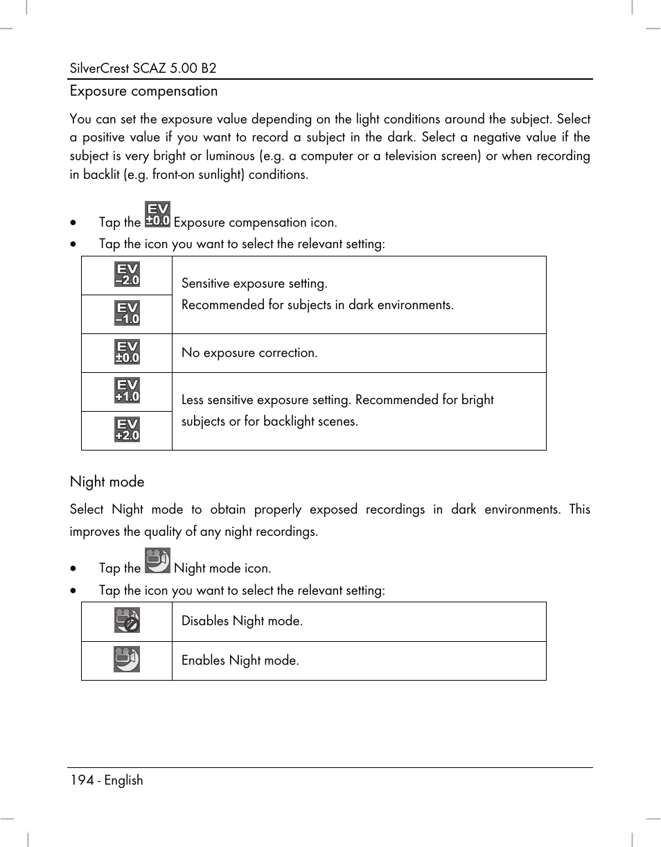 Silvercrest SCAZ 5.00 B2 User Manual | Page 196 / 222