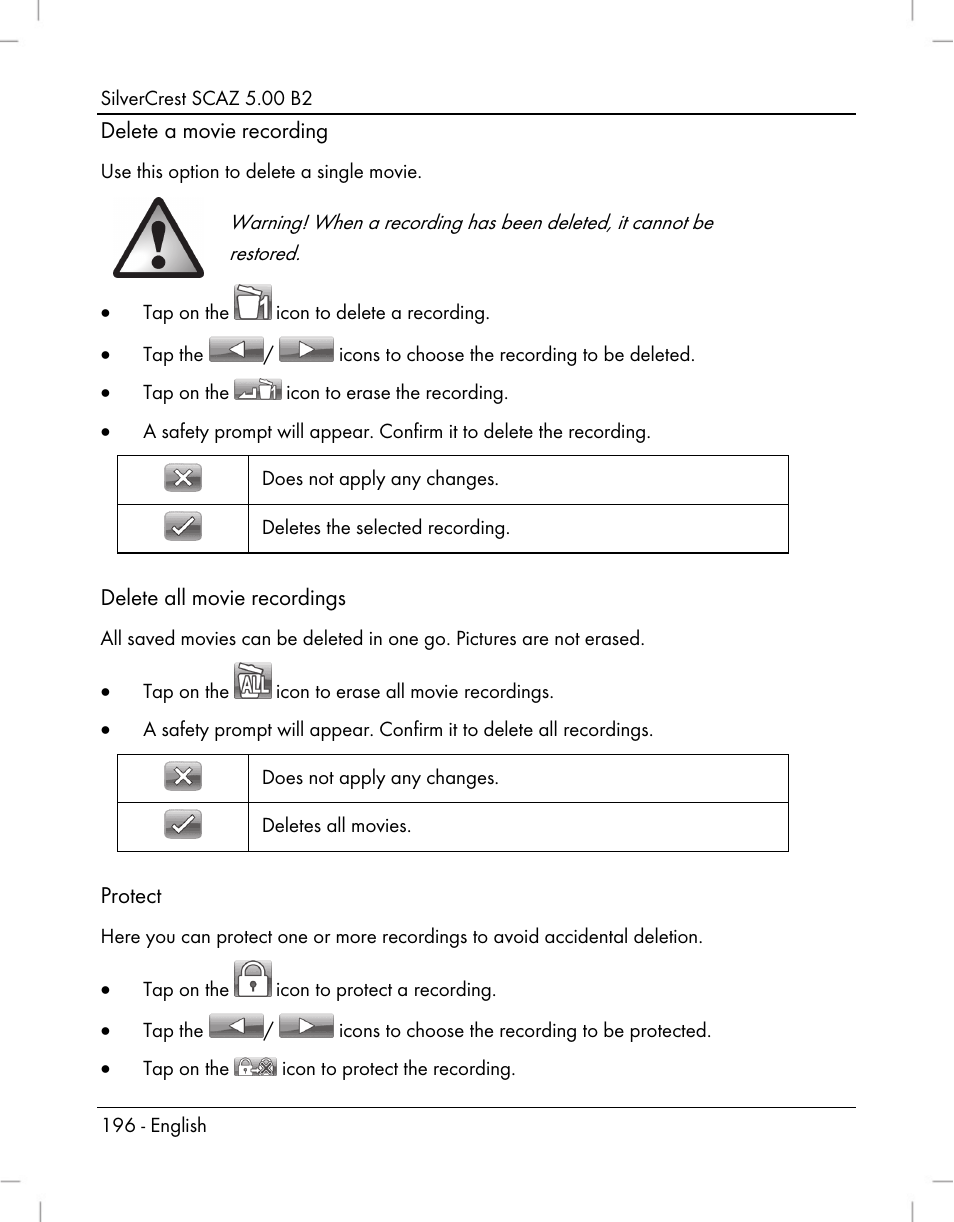 Silvercrest SCAZ 5.00 B2 User Manual | Page 198 / 222