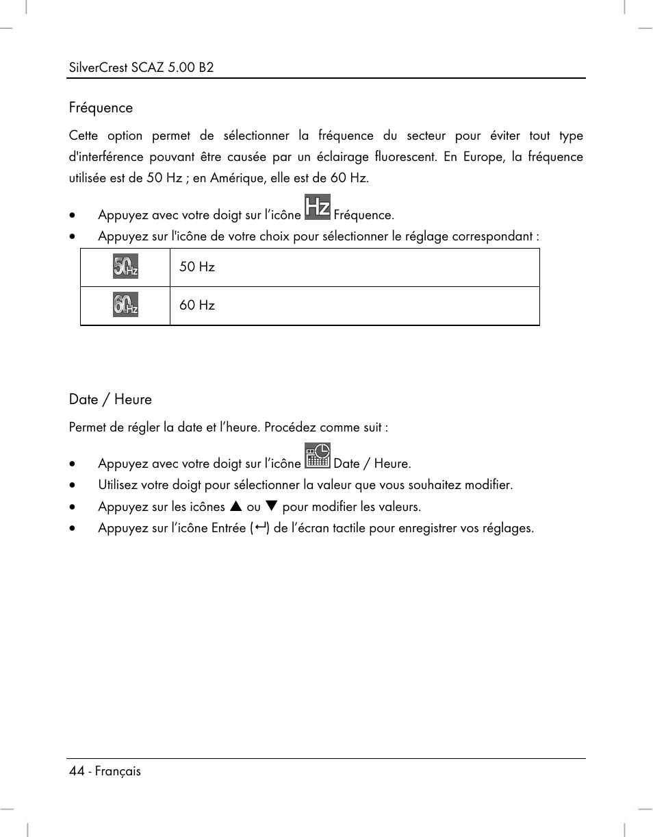 Silvercrest SCAZ 5.00 B2 User Manual | Page 46 / 222