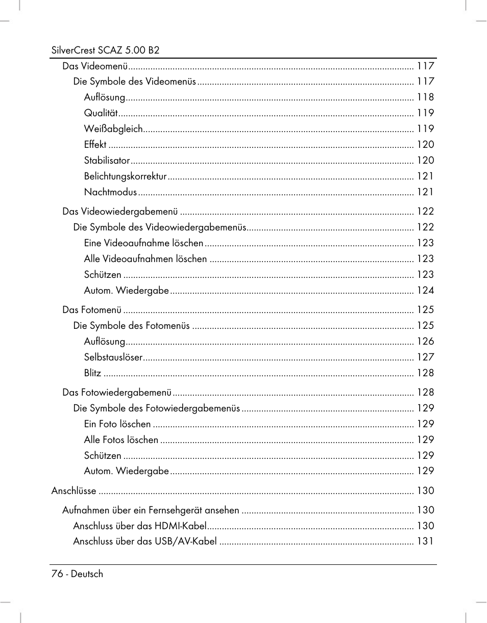 Silvercrest SCAZ 5.00 B2 User Manual | Page 78 / 222