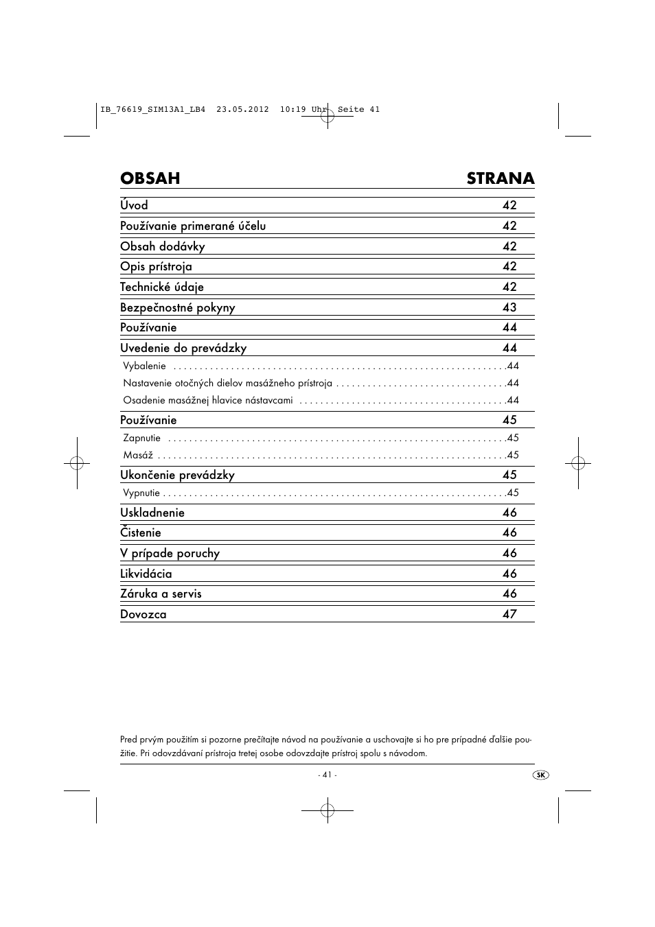 Silvercrest SIM 13 A1 User Manual | Page 43 / 57
