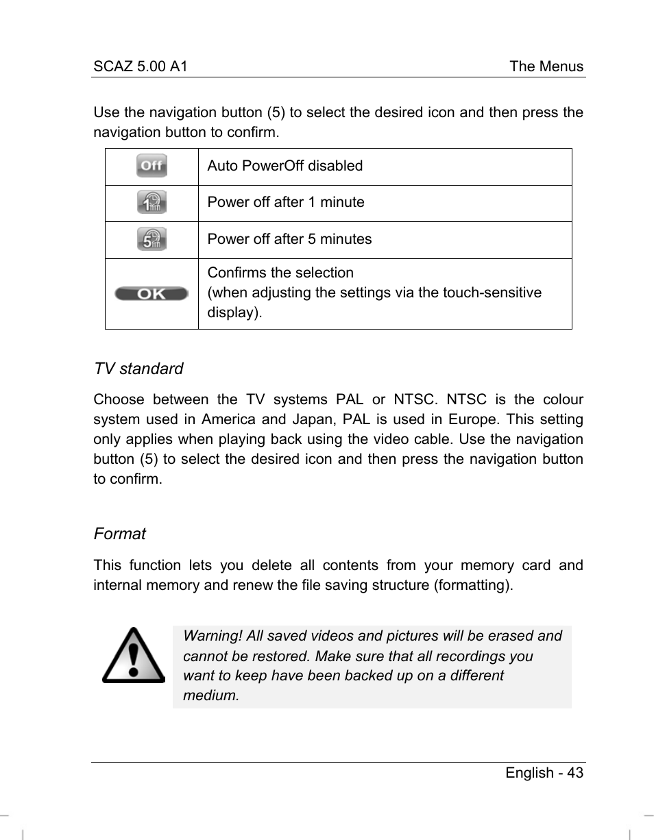 Silvercrest SCAZ 5.00 A1 User Manual | Page 45 / 155