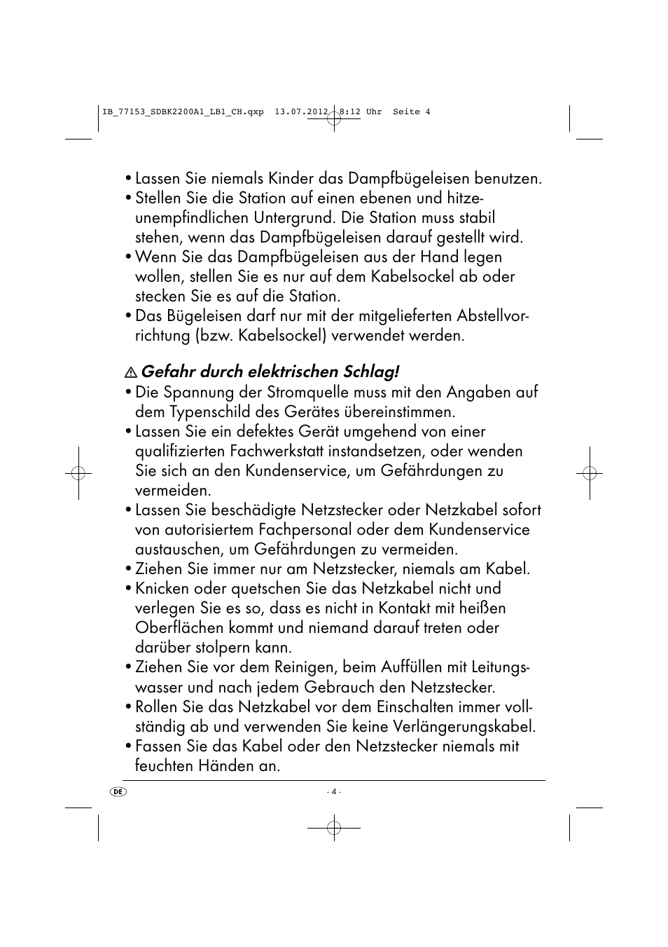 Silvercrest SDBK 2200 A1 User Manual | Page 6 / 42
